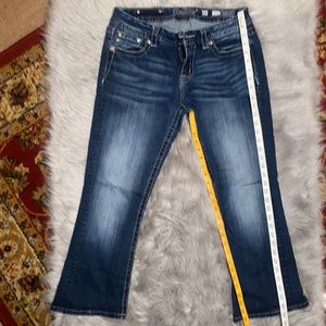Miss me jean These are short the measurements are on them. Miss me jean size 31